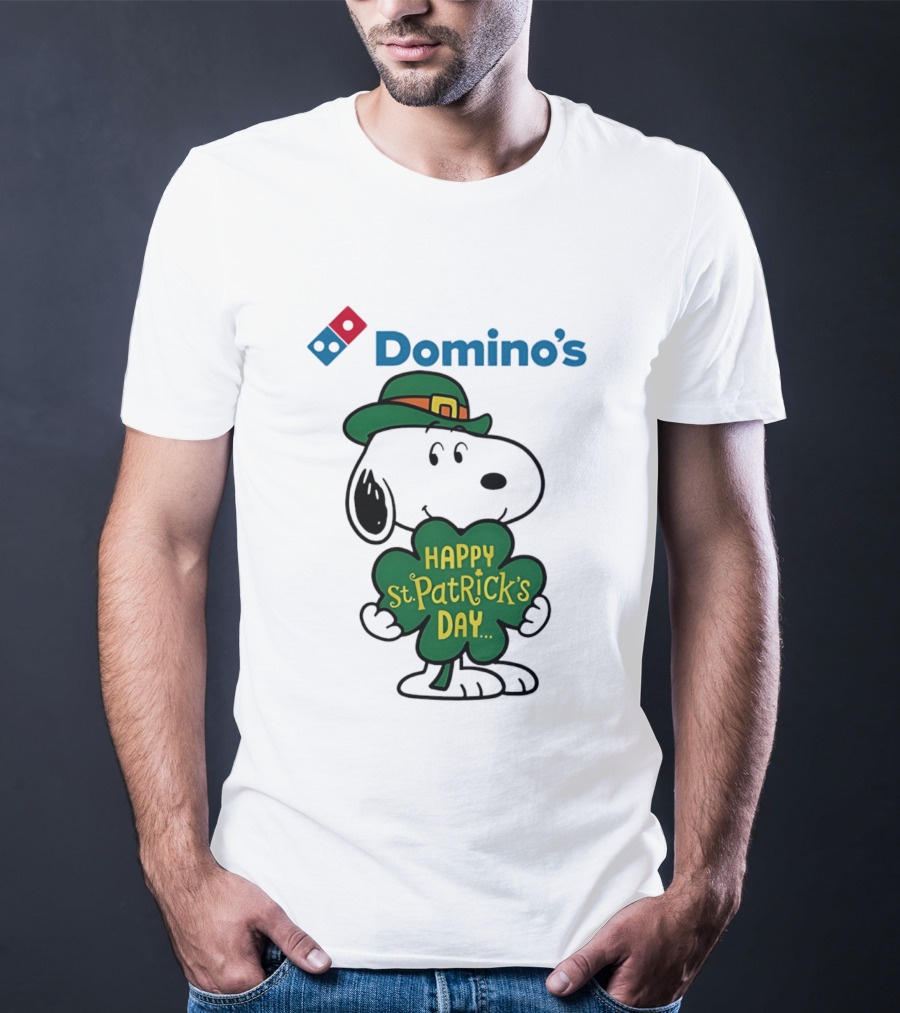 Domino's Snoopy Happy St. Patrick's Day 2026 Collaboration T-Shirt