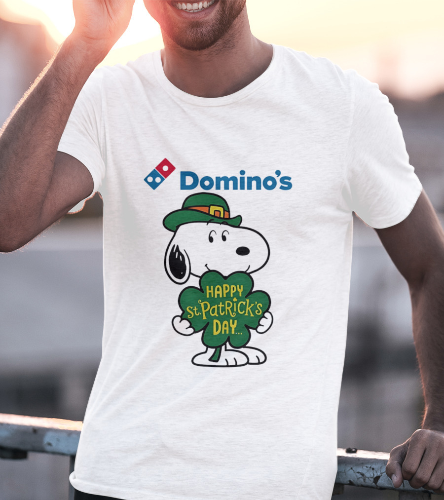 Domino's Snoopy Happy St. Patrick's Day 2026 Collaboration T-Shirt