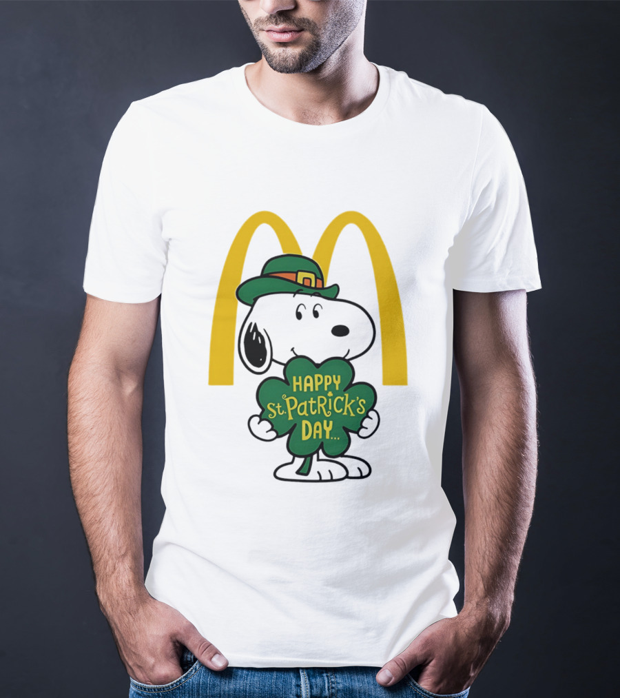 McDonald's Snoopy Happy St. Patrick's Day 2026 Collaboration T-Shirt