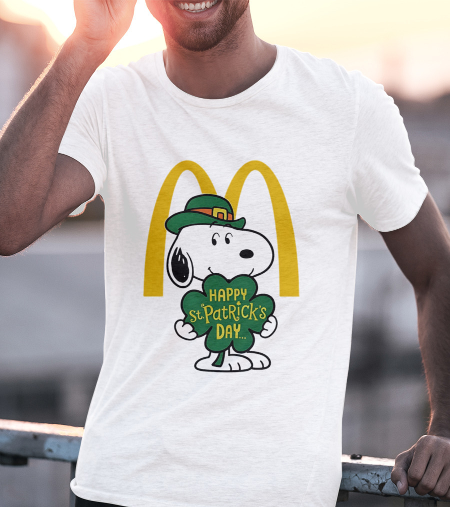 McDonald's Snoopy Happy St. Patrick's Day 2026 Collaboration T-Shirt