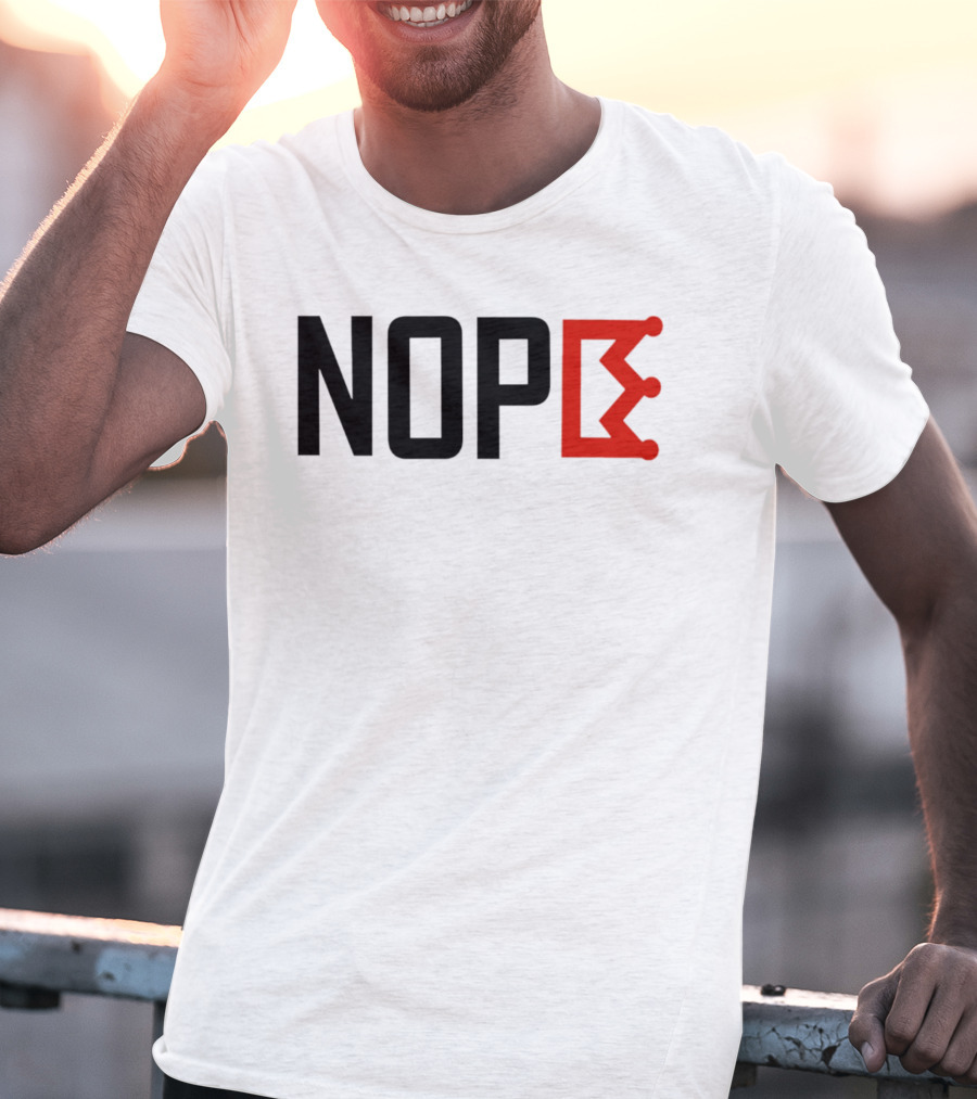 NOPE Crown Symbol No Kings In America T-Shirt