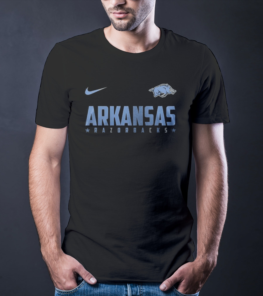 Nike Arkansas Razorbacks 250 Years Anniversary United States Navy T-Shirt