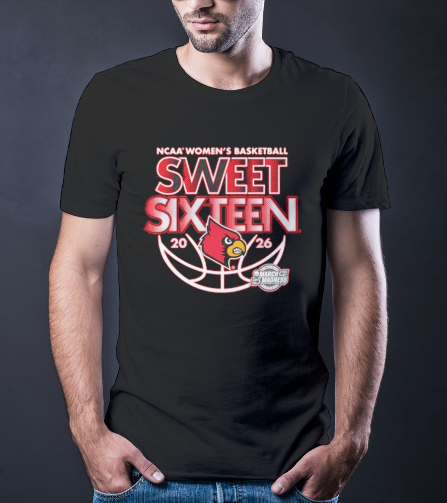 NCAA Women's Basketball Sweet Sixteen 2026 Louisville March Madness T-Shirt