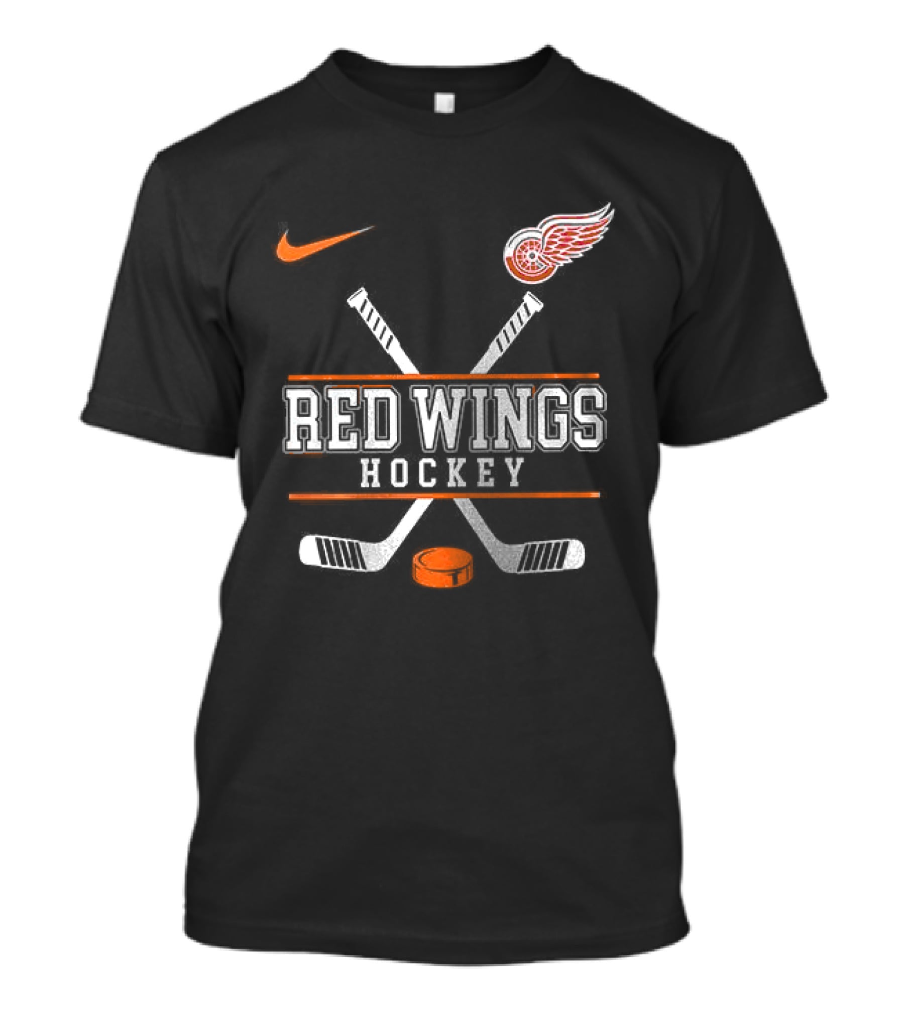 Detroit Red Wings Hockey Nike Collaboration With Harley Davidson T-Shirt