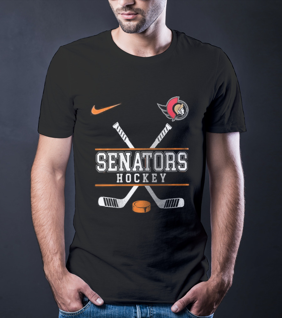 Ottawa Senators Hockey Harley Davidson Nike Collaboration T-Shirt
