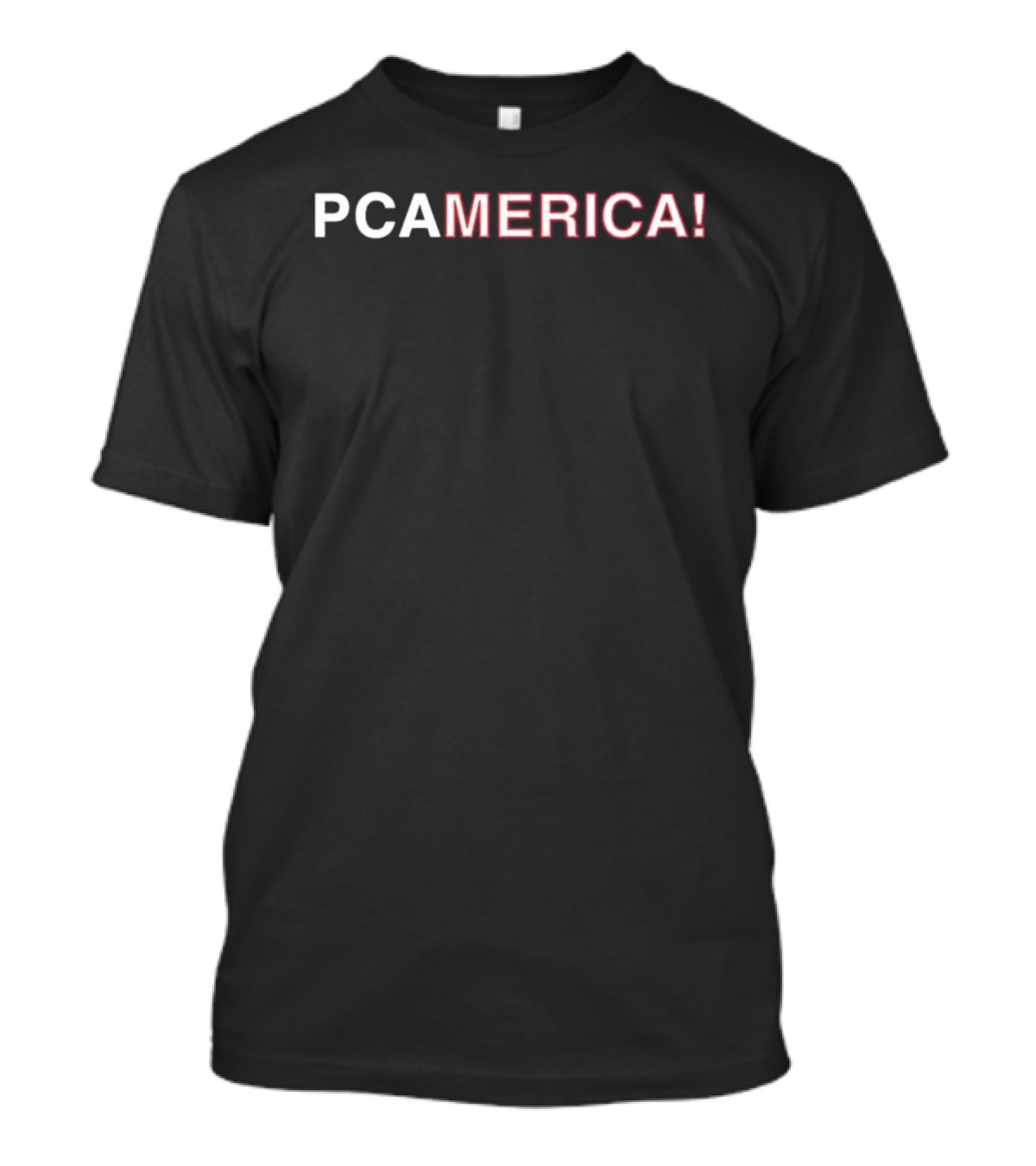PCAMERICA! Bold Red White T-Shirt