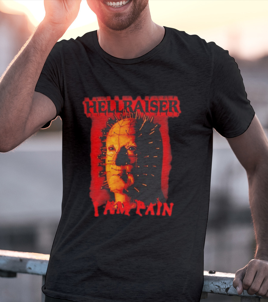Hellraiser I Am Pain Pinhead Horror Movie T-Shirt