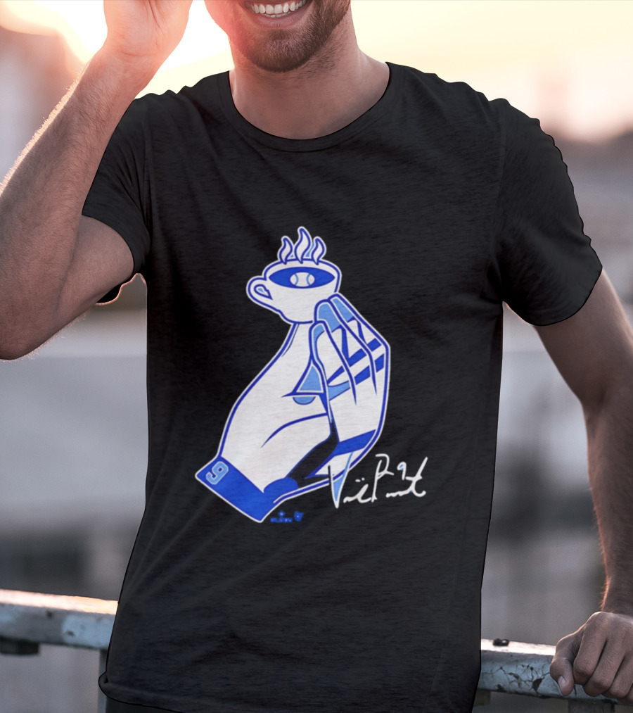 Vinnie Pasquantino Che Vuoi Espresso 9 Baseball Glove Cup Signature T-Shirt