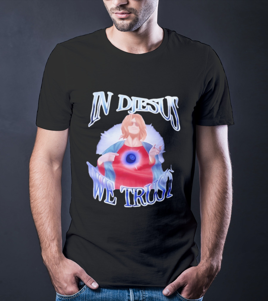 In Diesus We Trust Jesus Rock Pose T-Shirt