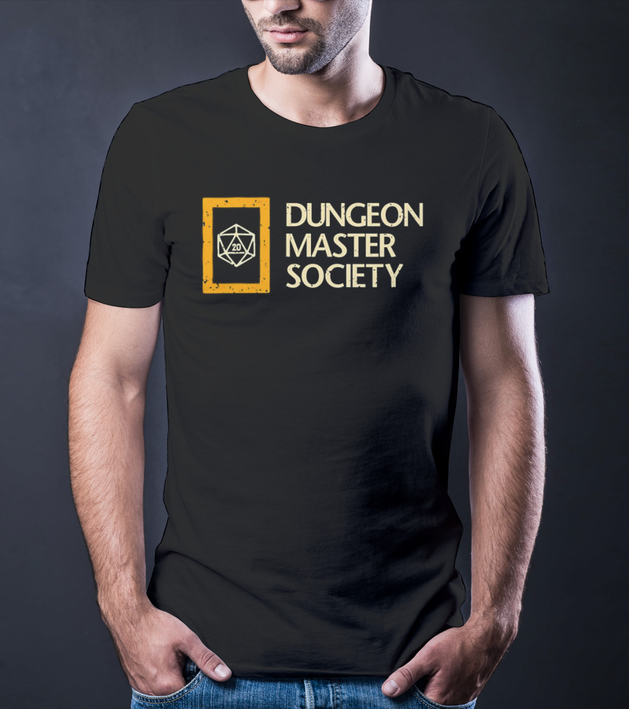 Dungeon Master Society Dungeons And Dragons Dice T-Shirt