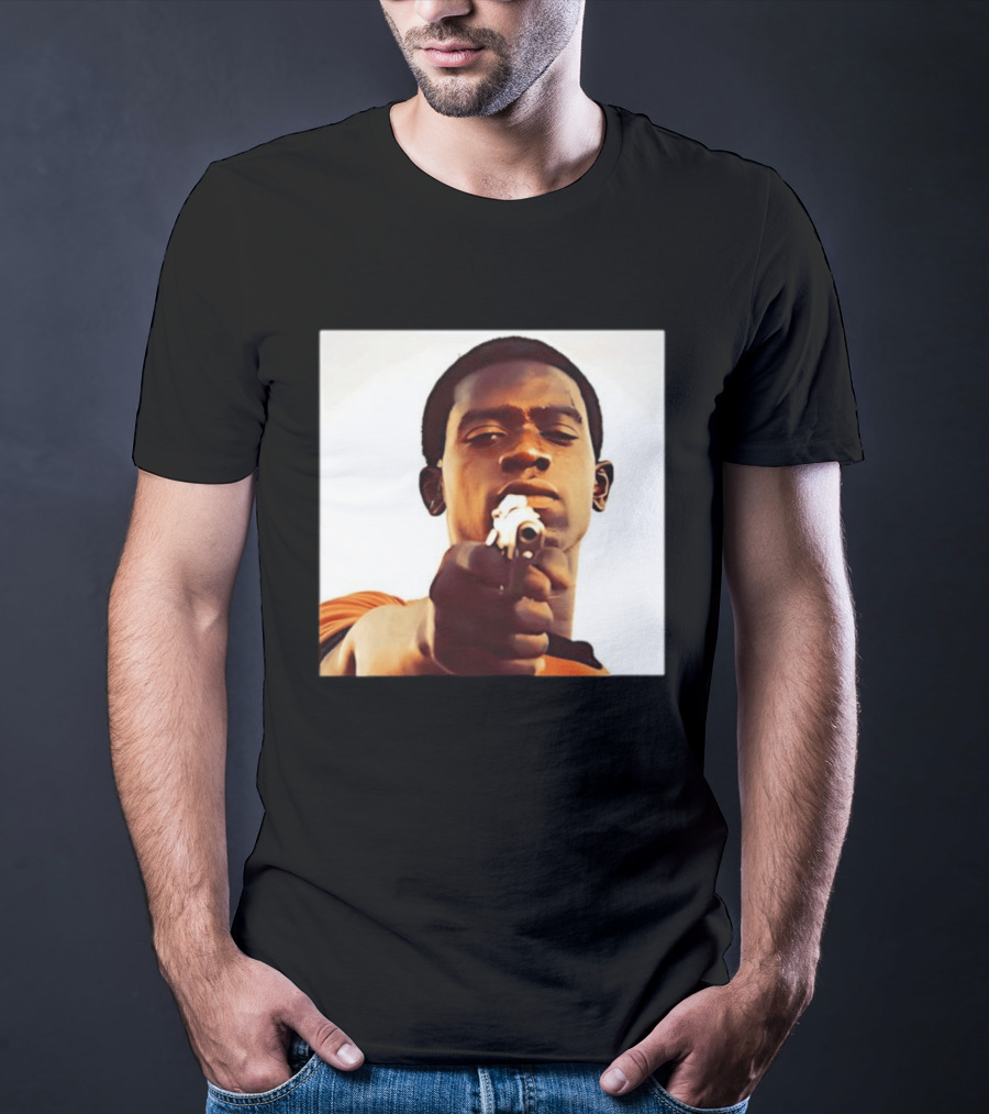 Snowfall TV Series 2017 Damson Idris Character With Gun T-Shirt