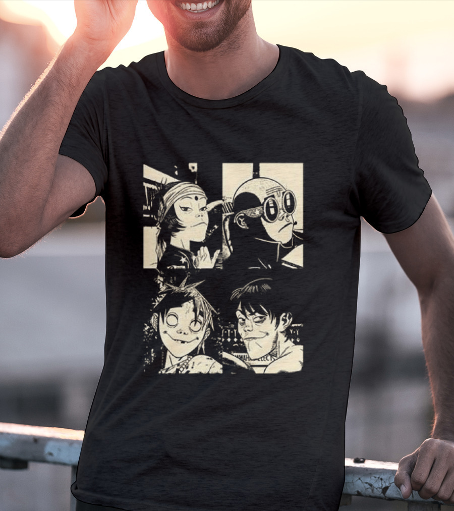 Gorillaz The Mountain Tour 2023 Dates And Locations Vintage Band T-Shirt