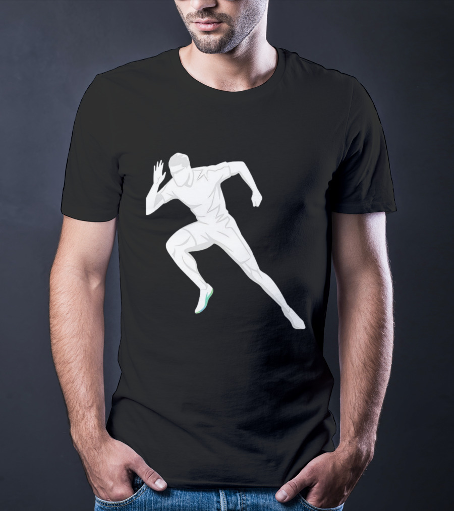 Sprint Athlete Dynamic Pose Running T-Shirt