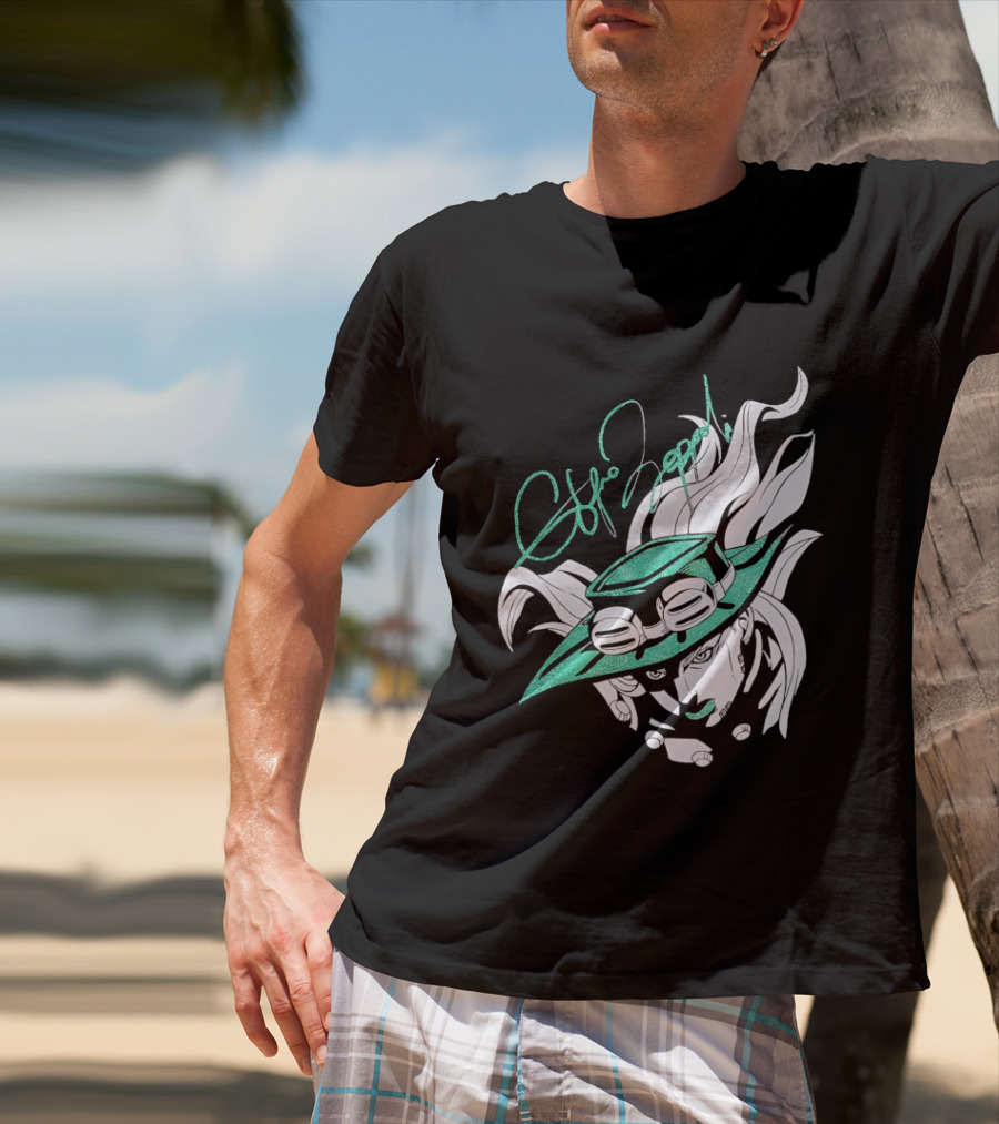 Gyro Zeppeli Jojo's Bizarre Adventure Illustration Signature T-Shirt