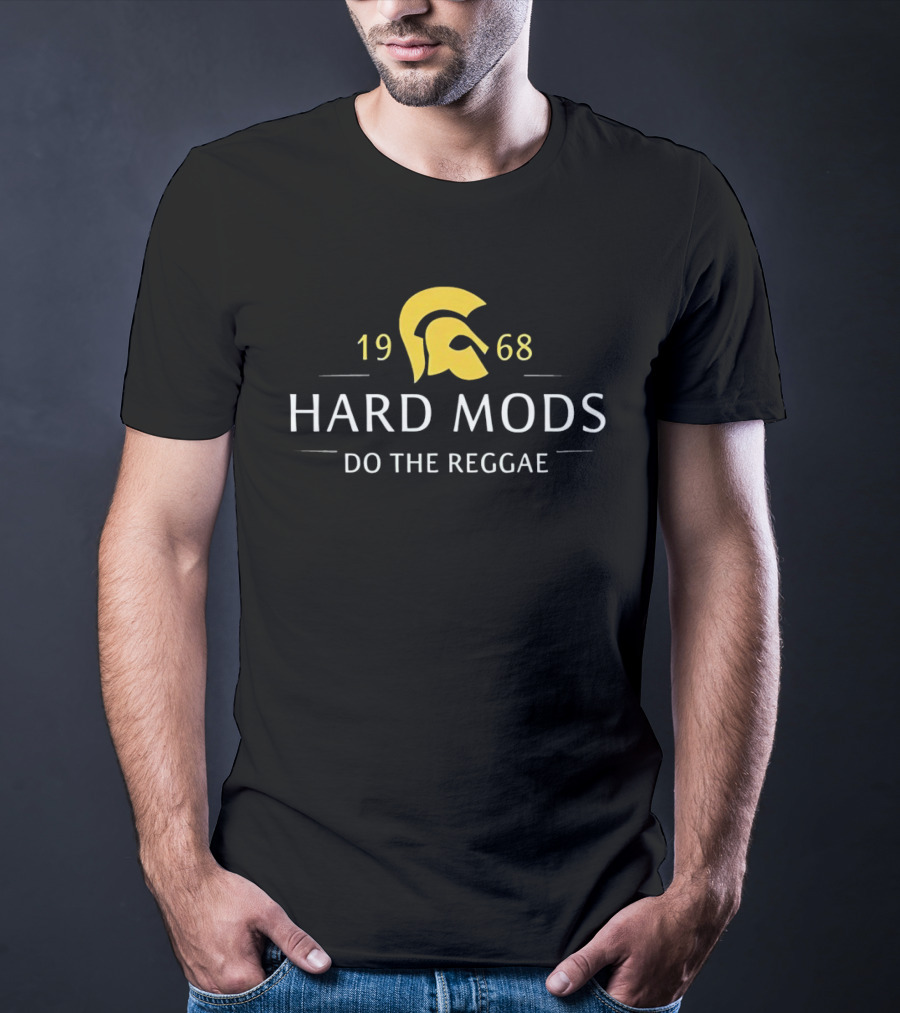 1968 Hard Mods Do The Reggae Spartan Helmet T-Shirt