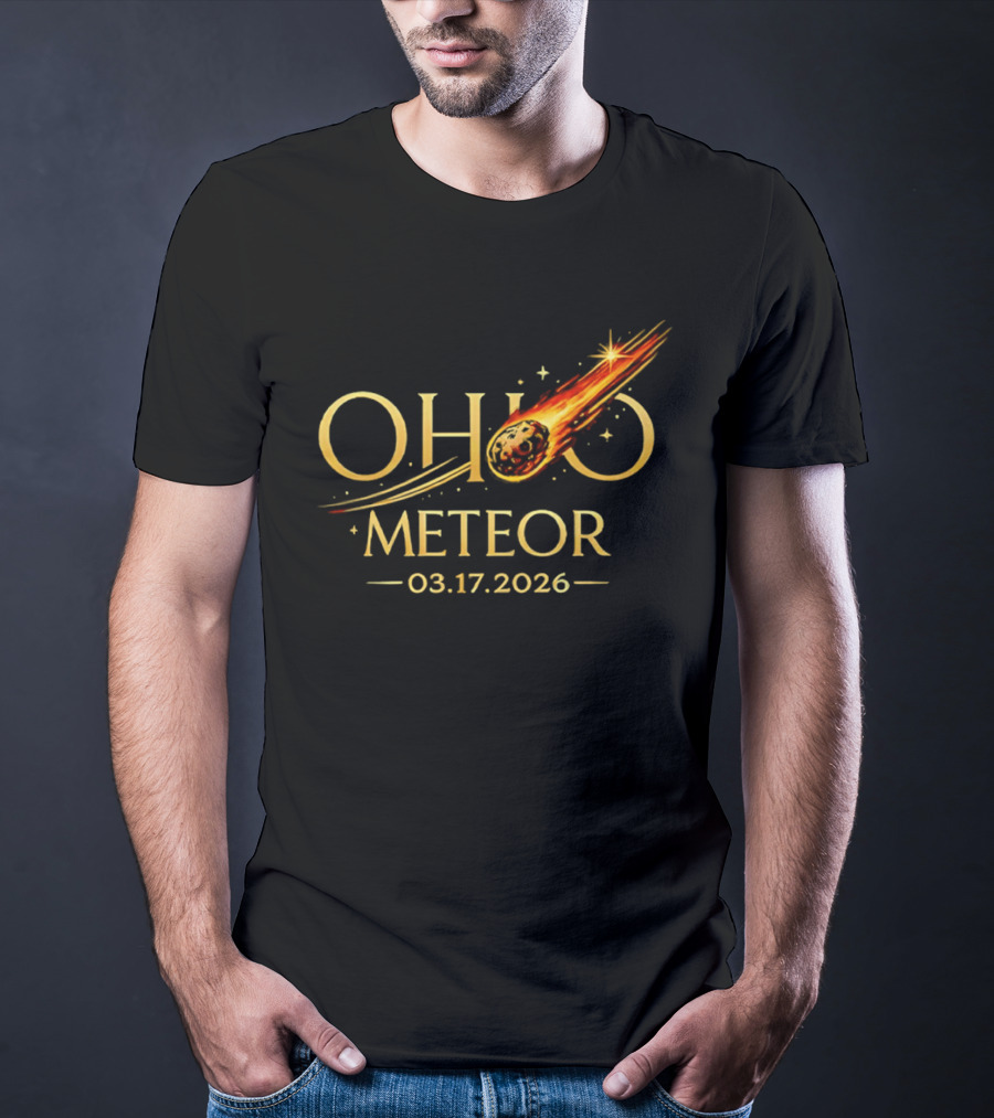 Ohio Meteor 03 17 2026 Impact Event Prediction T-Shirt