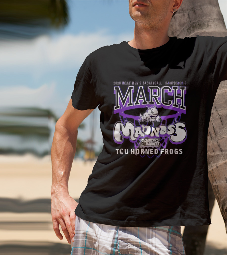 2026 NCAA Men's Basketball Championship March Madness TCU Horned Frogs T-Shirt