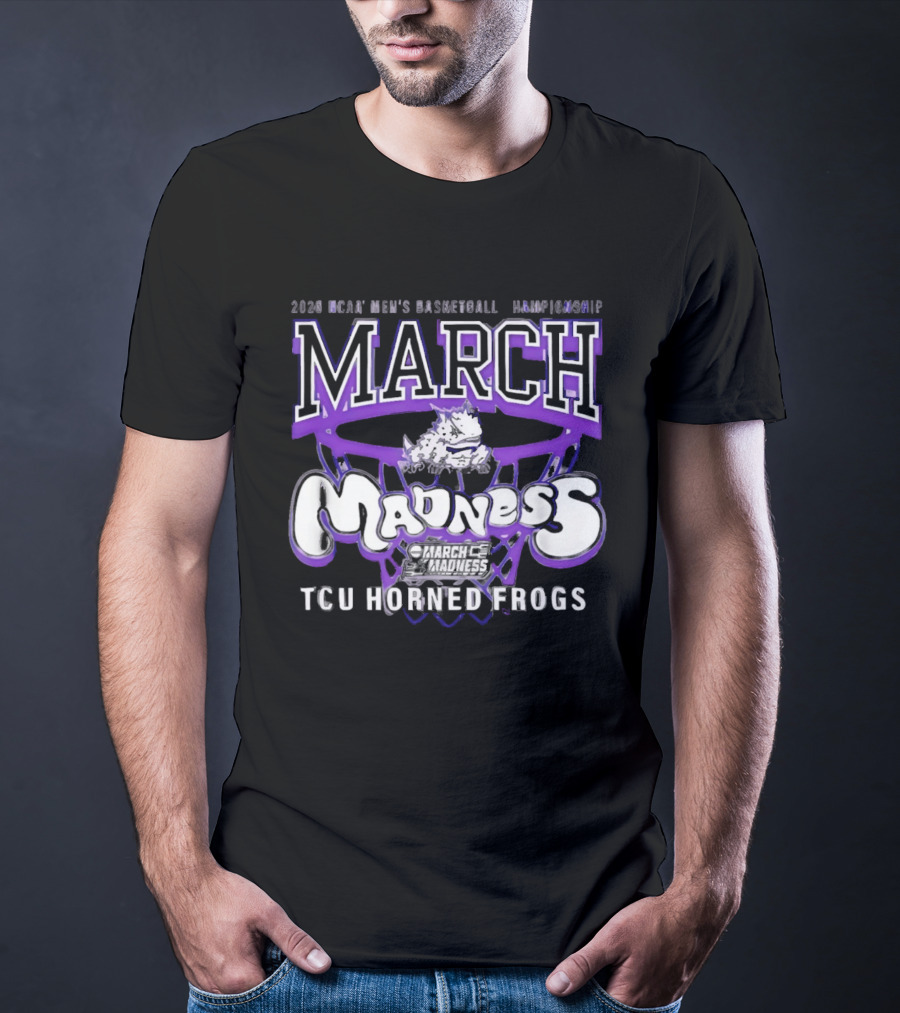 2026 NCAA Men's Basketball Championship March Madness TCU Horned Frogs T-Shirt