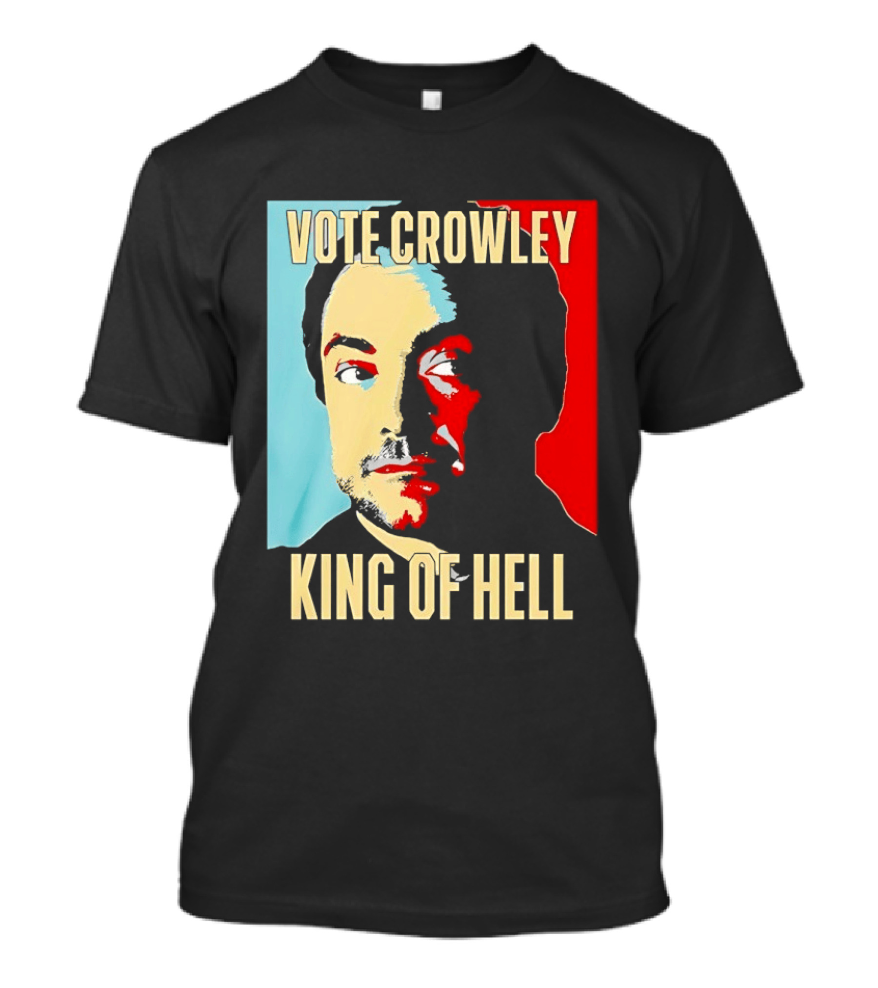 Vote Crowley King Of Hell Supernatural Fan Favorite T-Shirt