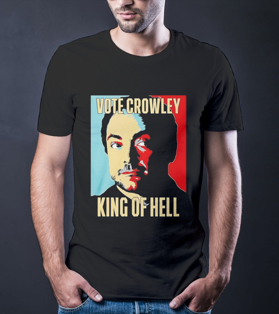 Vote Crowley King Of Hell Supernatural Fan Favorite T-Shirt