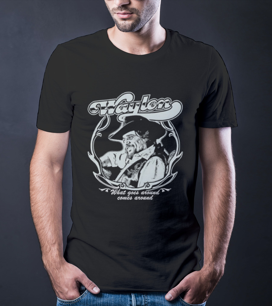 Waylon Jennings What Goes Around Comes Around T-Shirt