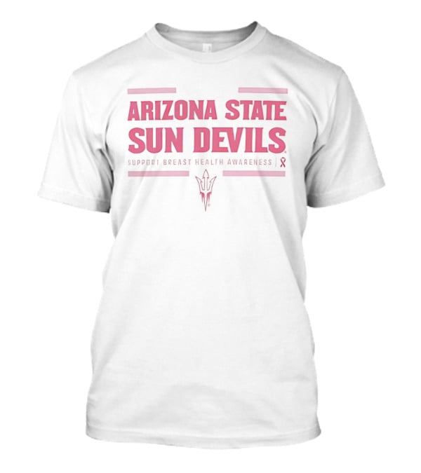 Arizona State Sun Devils Women's Breast Cancer Awareness 2024 T-Shirt