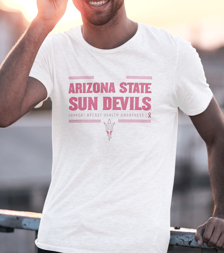 Arizona State Sun Devils Women's Breast Cancer Awareness 2024 T-Shirt