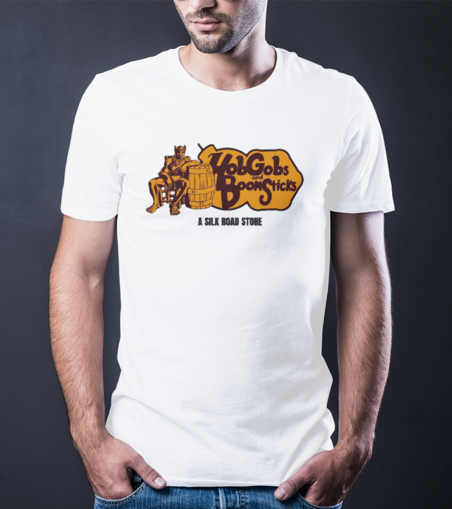 HobGobs And Boom Sticks A Silk Road Store Mythical Goblin Barrel T-Shirt