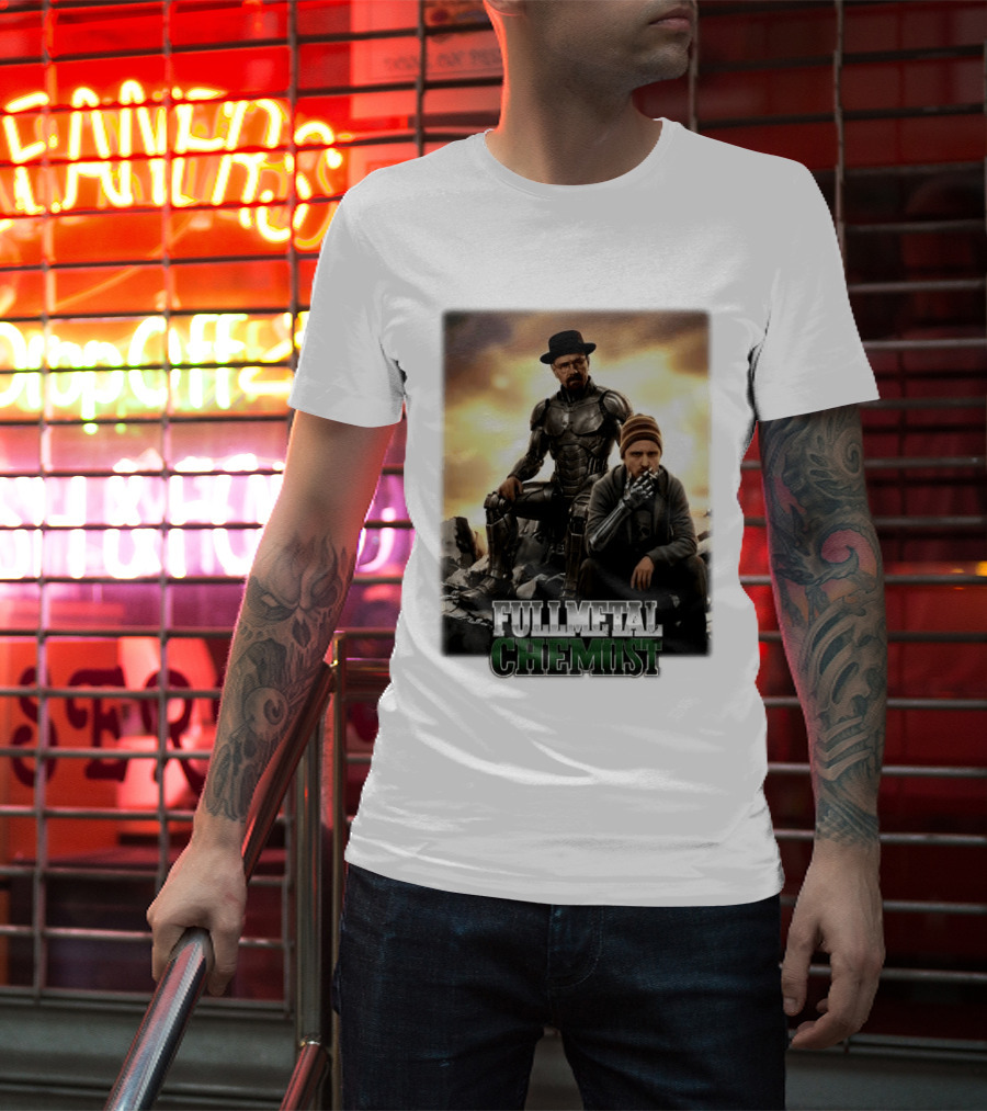 Bryan Cranston Jesse Pinkman Fullmetal Chemist T-Shirt