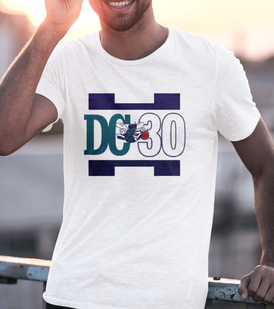 Charlotte Hornets 2026 DC 30 Dell Curry T-Shirt