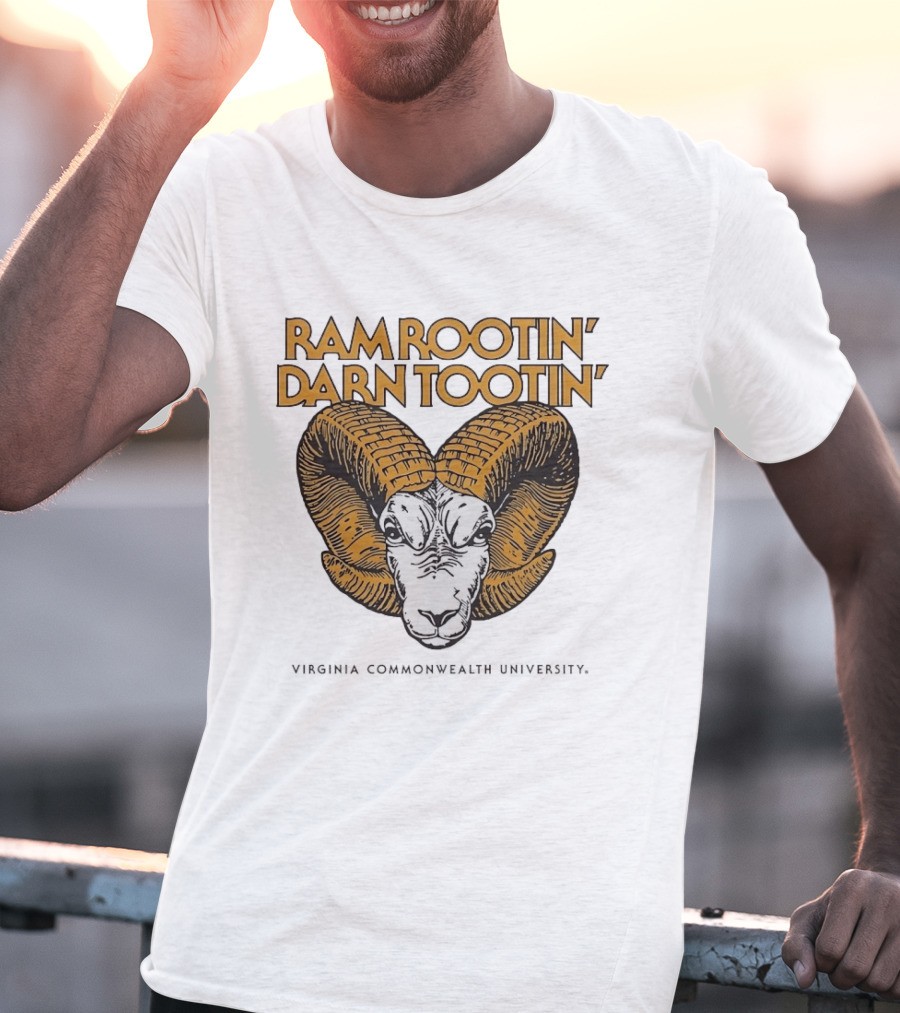 Ram Rootin Darn Tootin Virginia Commonwealth University T-Shirt