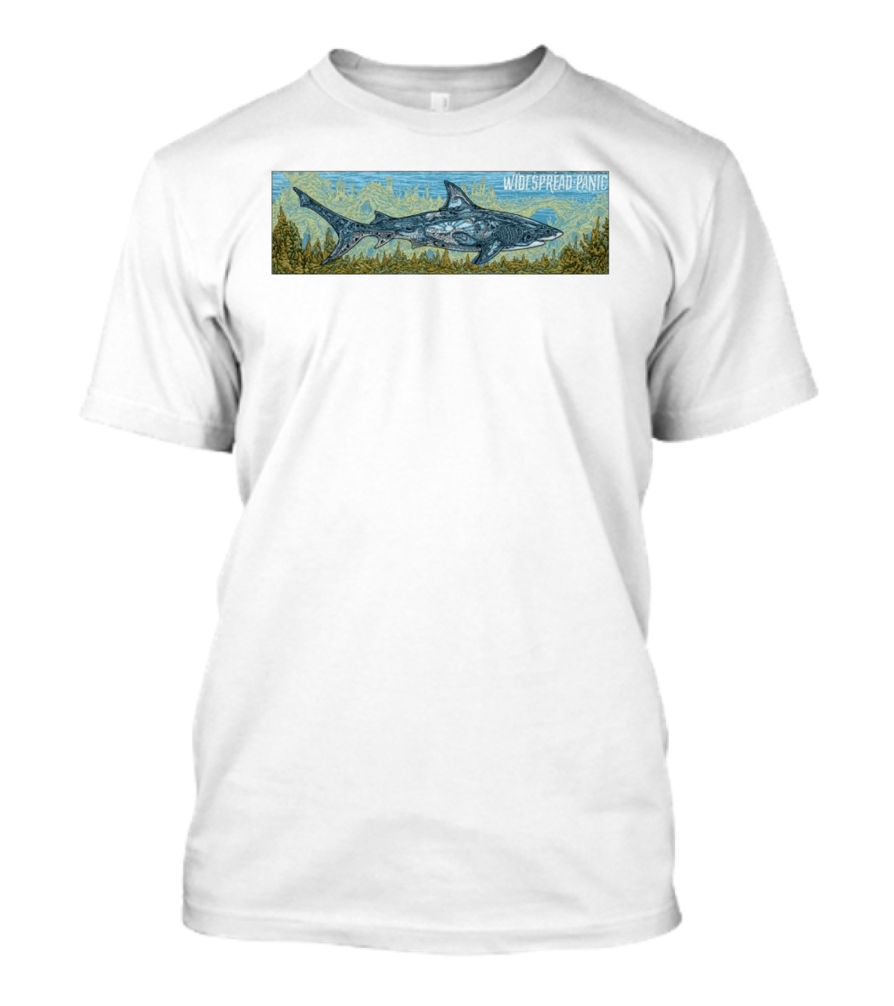 Widespread Panic St. Augustine Amphitheatre March 20 22 2026 Shark T-Shirt