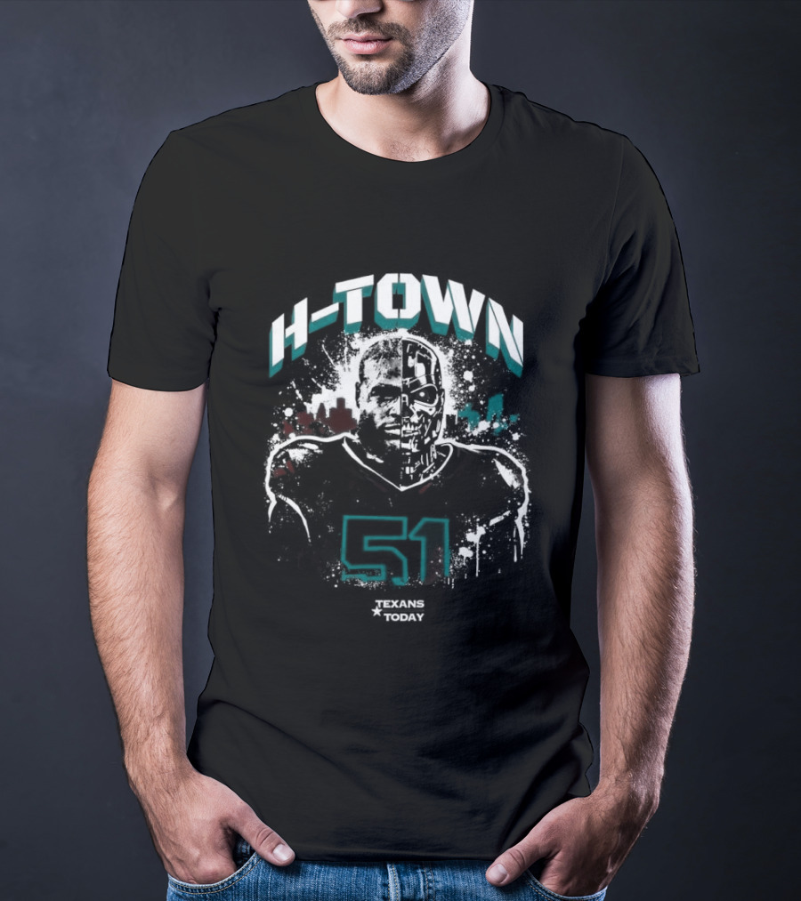 H Town 51 Will Anderson Jr. Robo Killer Texas T-Shirt