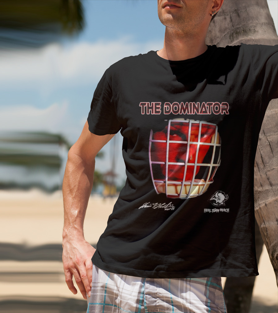 Buffalo Sabres Dominik Hasek The Dominator Hockey Mask T-Shirt