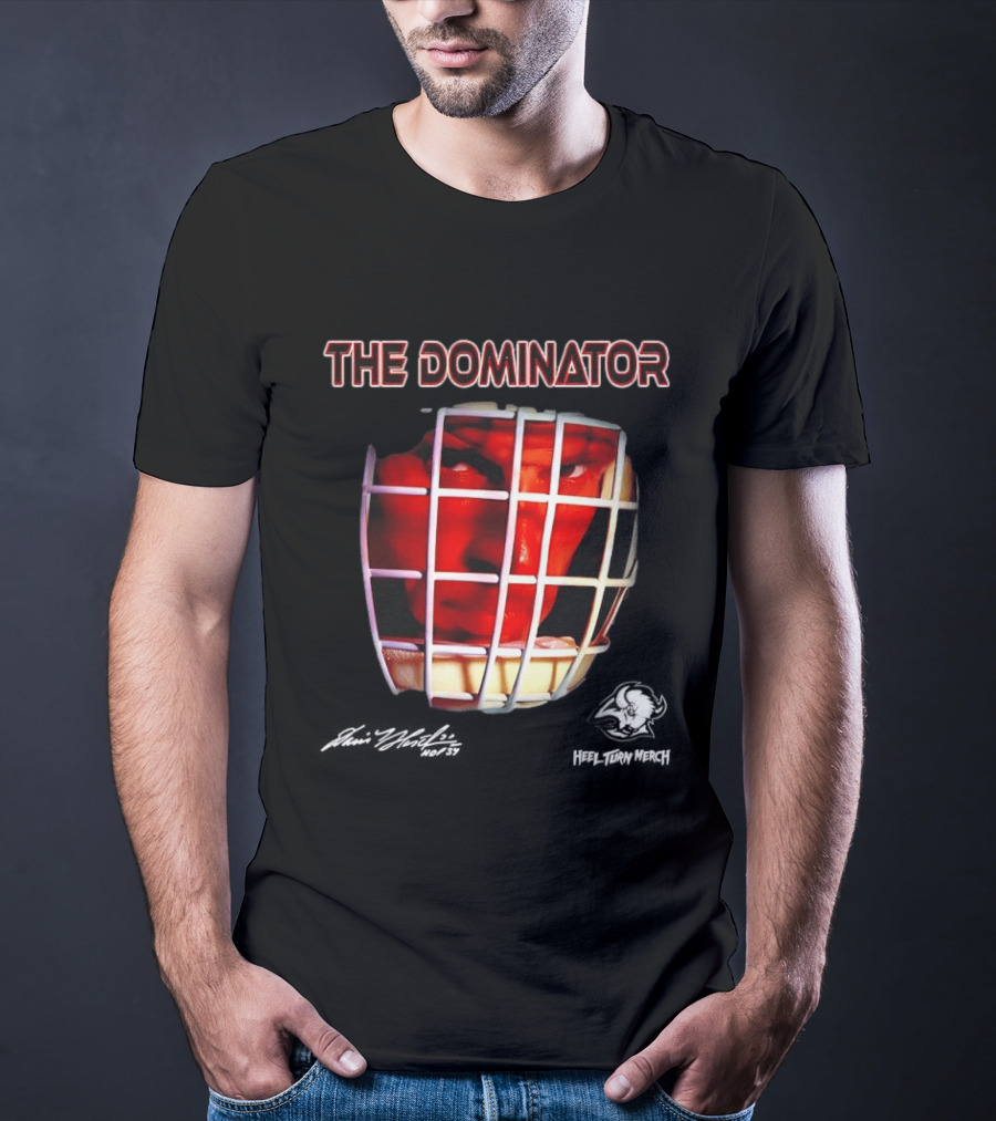 Buffalo Sabres Dominik Hasek The Dominator Hockey Mask T-Shirt