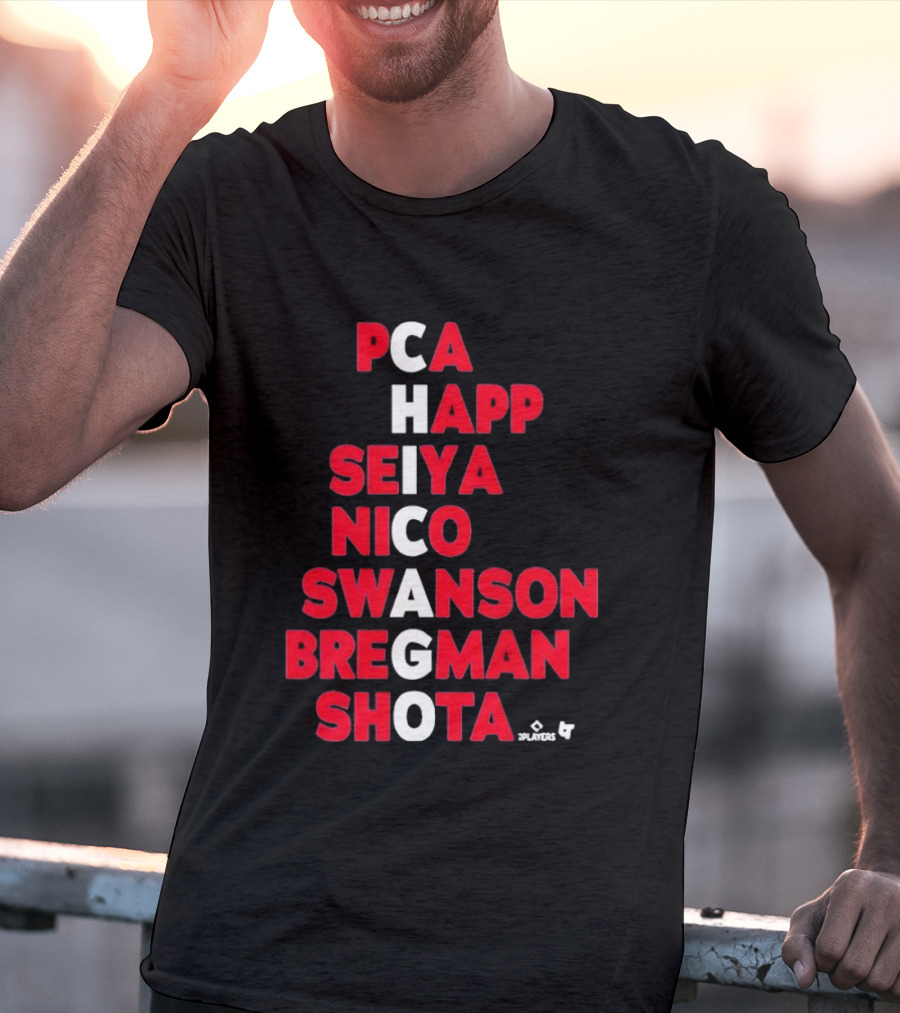 PCA Happ Seiya Nico Swanson Bregman Shota Chicago 2026 T-Shirt
