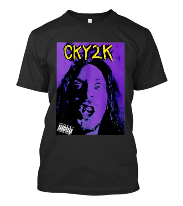 CKY2K Explicit Content Purple Portrait Bam Margera T-Shirt