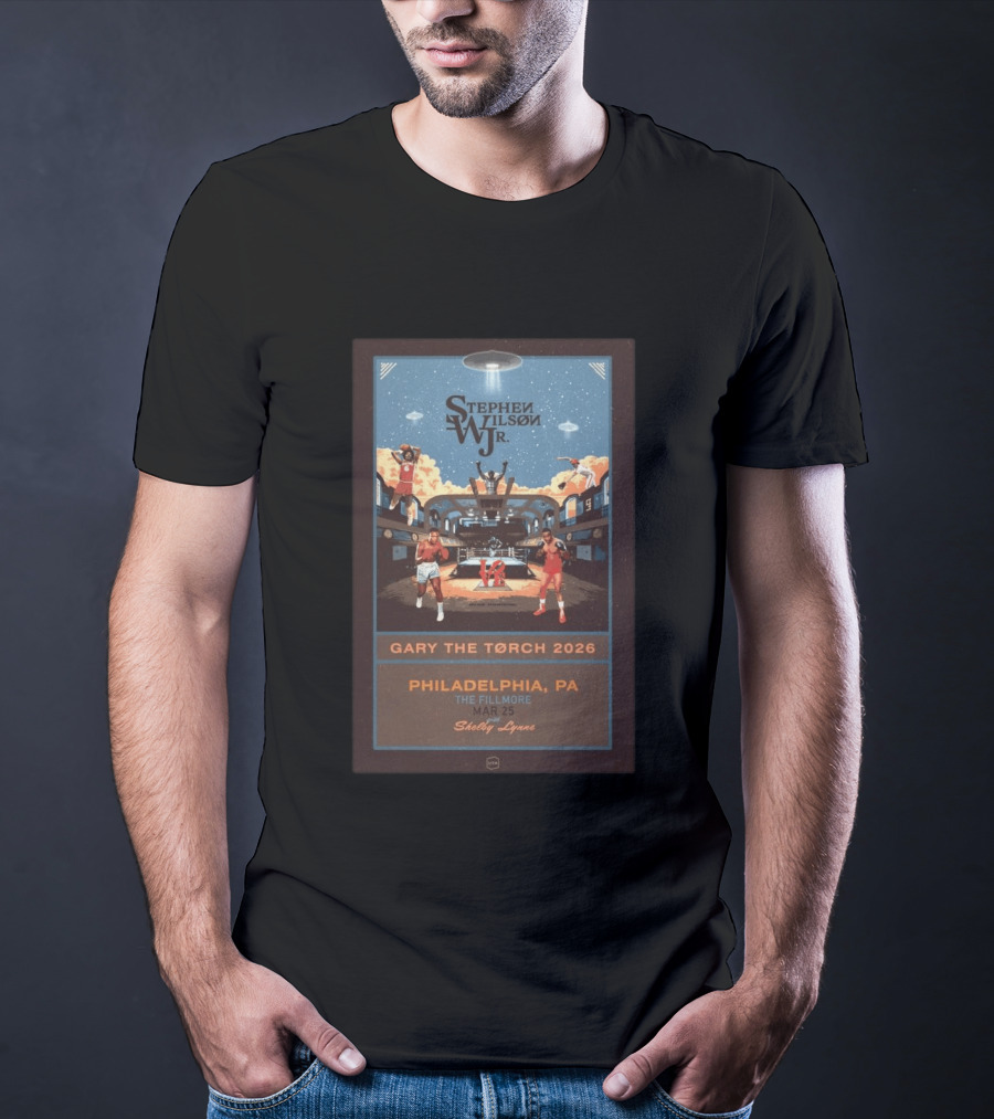 Stephen Wilson JR. Gary The Torch 2026 Philadelphia PA The Fillmore Mar 25 Shelby Lynne T-Shirt
