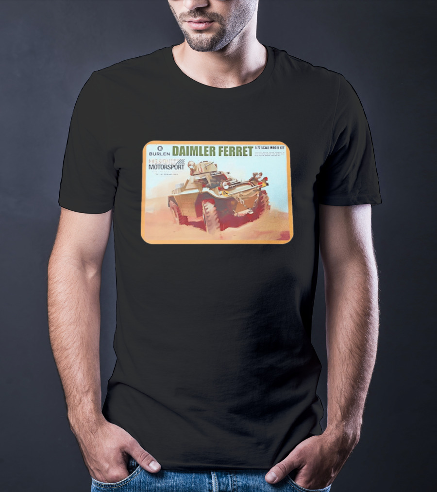 Burlen Daimler Ferret Mission Motorsport 1/7 Scale Model Kit T-Shirt