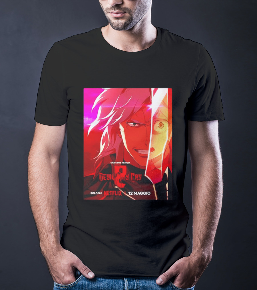 Devil May Cry Serie Netflix Solo Su Netflix 12 Maggio T-Shirt