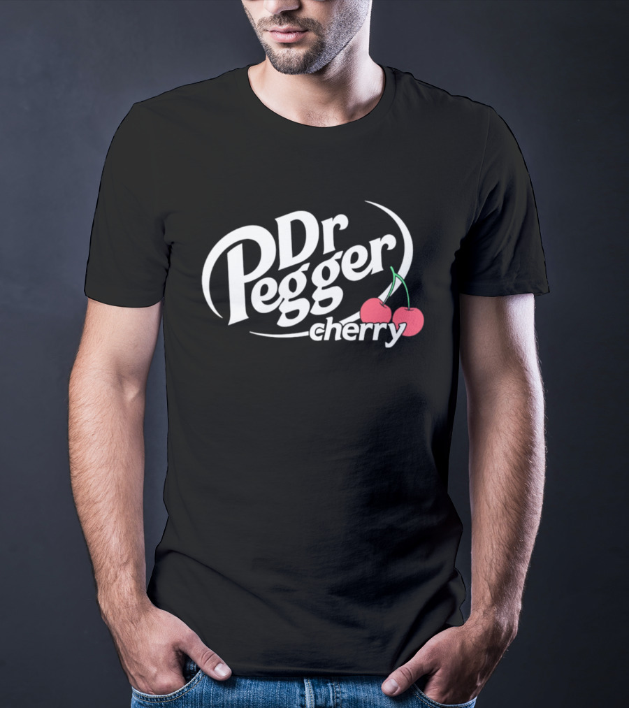 Dr Pegger Cherry Soda Parody With Cherries T-Shirt