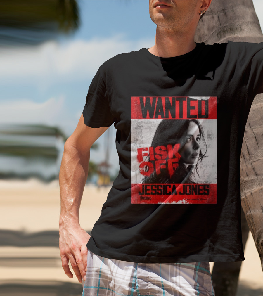 Wanted Jessica Jones Fisk Off Daredevil Born Again Season 2 T-Shirt