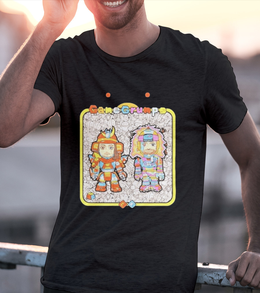 Game Grumps X 326 Collaboration Colorful Characters T-Shirt