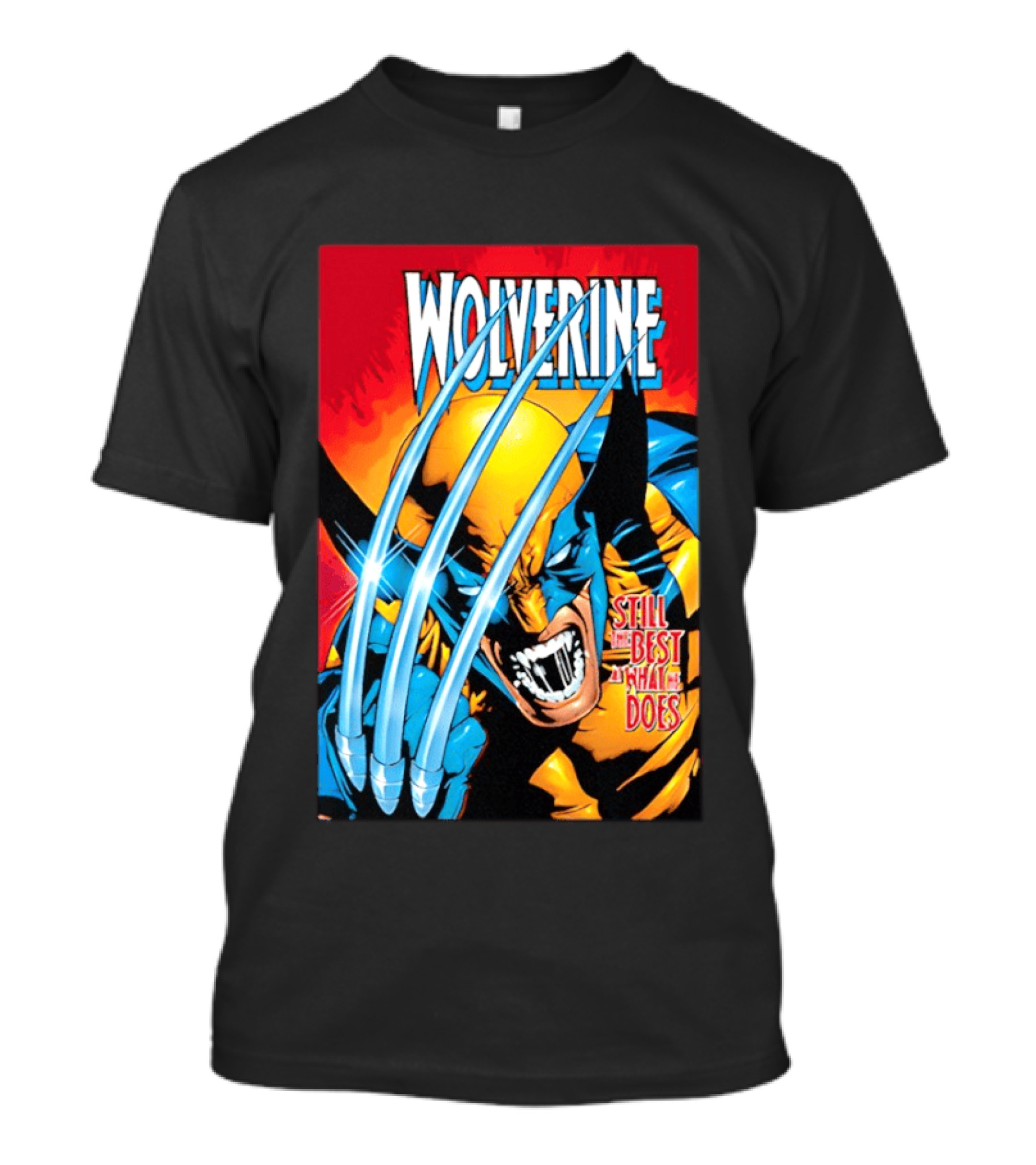 Wolverine Still The Best At What He Does Comic Style Claws Action T-Shirt