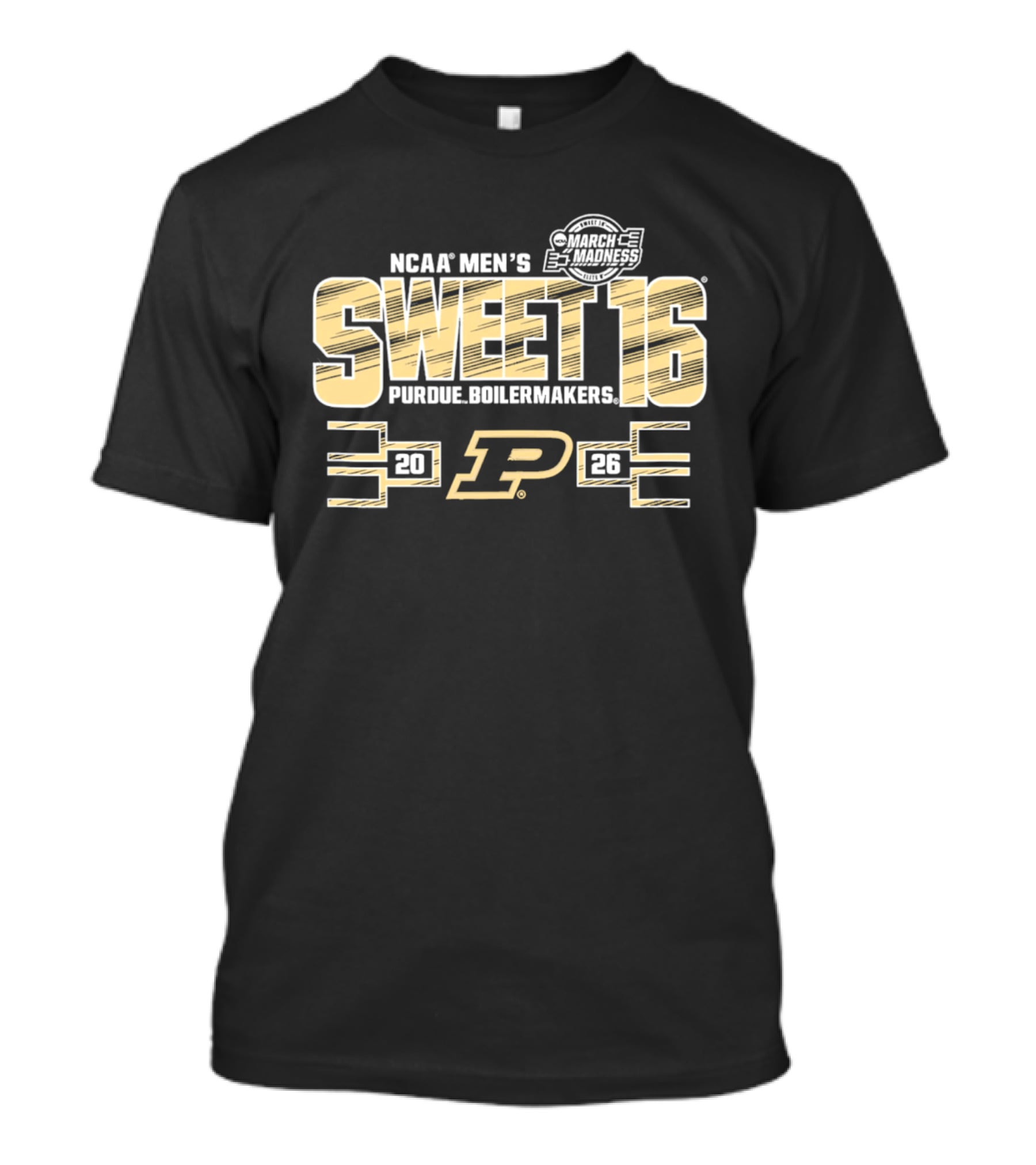 NCAA Men's Sweet 16 2026 Purdue Boilermakers March Madness T-Shirt