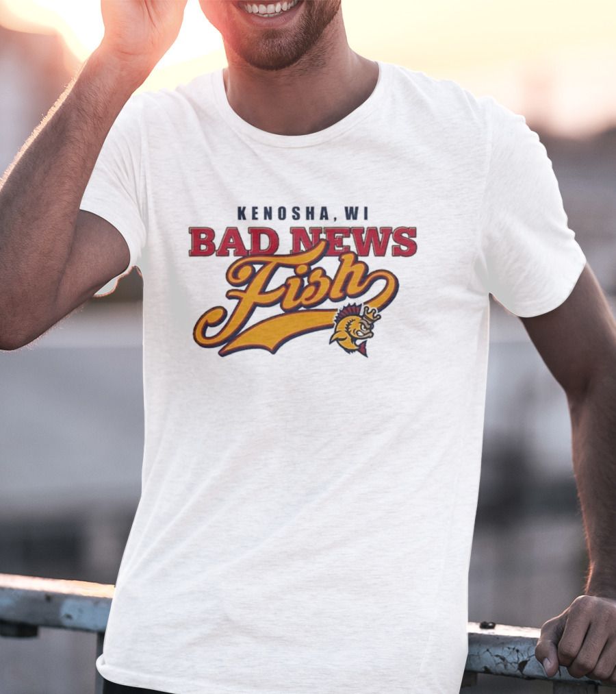 Kenosha WI Bad News Fish Kingfish Event T-Shirt