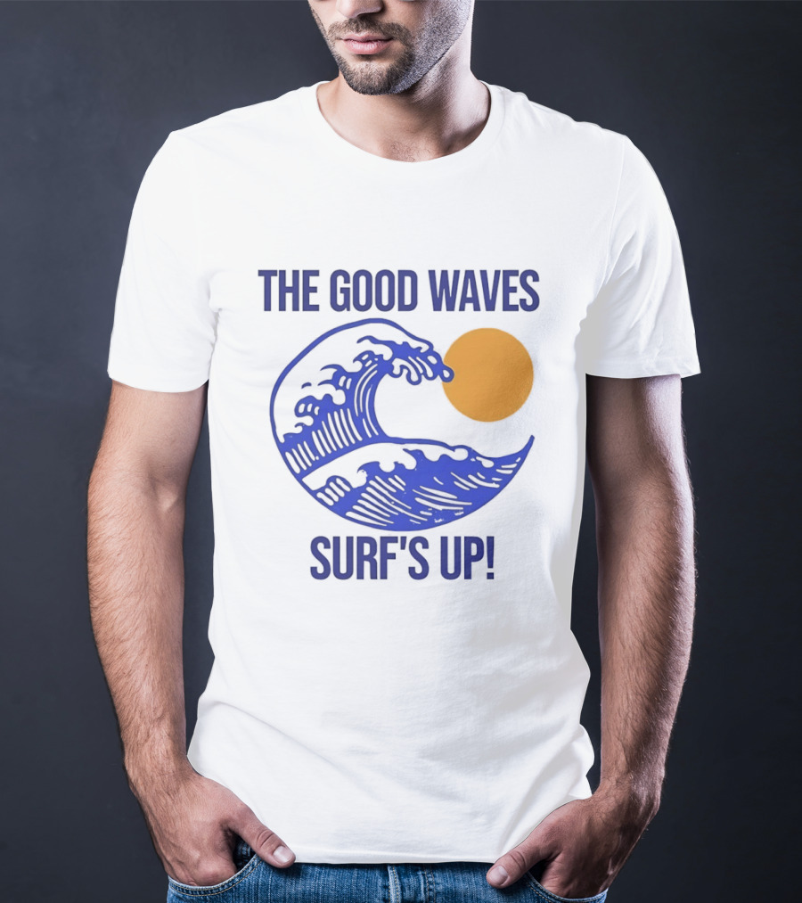 The Good Waves Surf's Up Sun And Wave T-Shirt