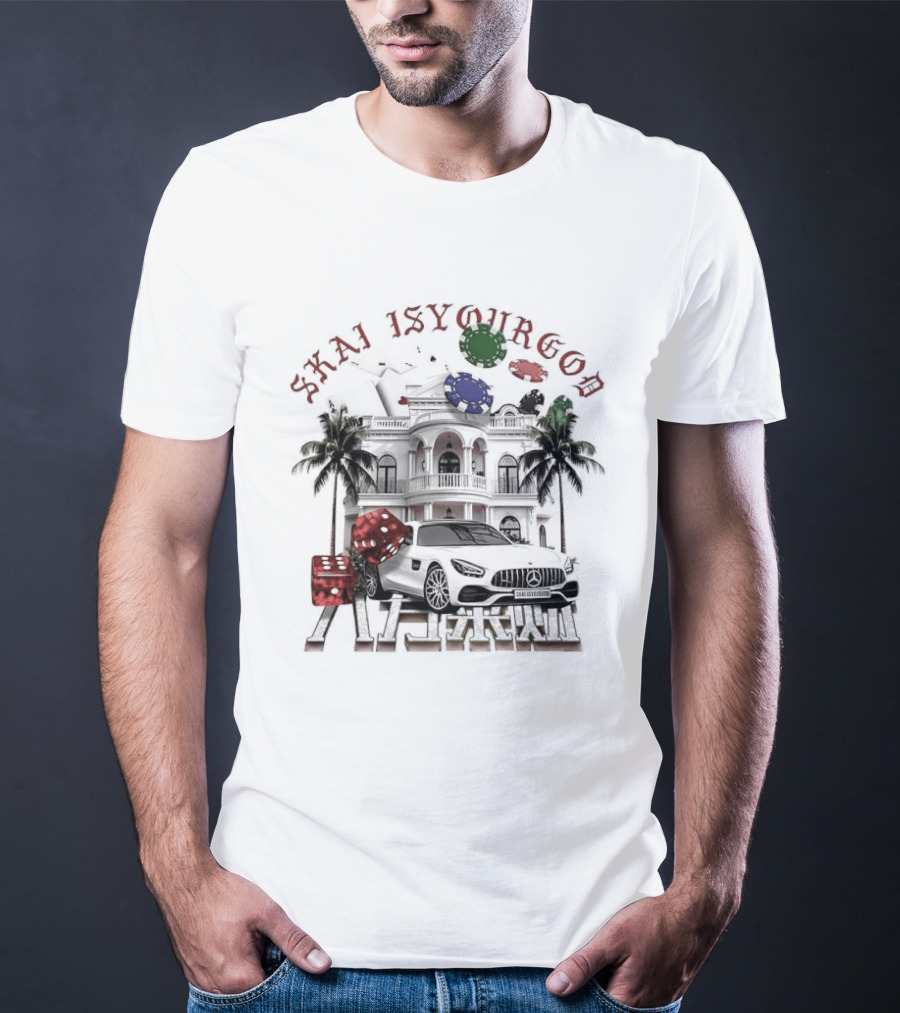 Skai Isyourgod Mansion Tropical Palms Rolling Loud T-Shirt