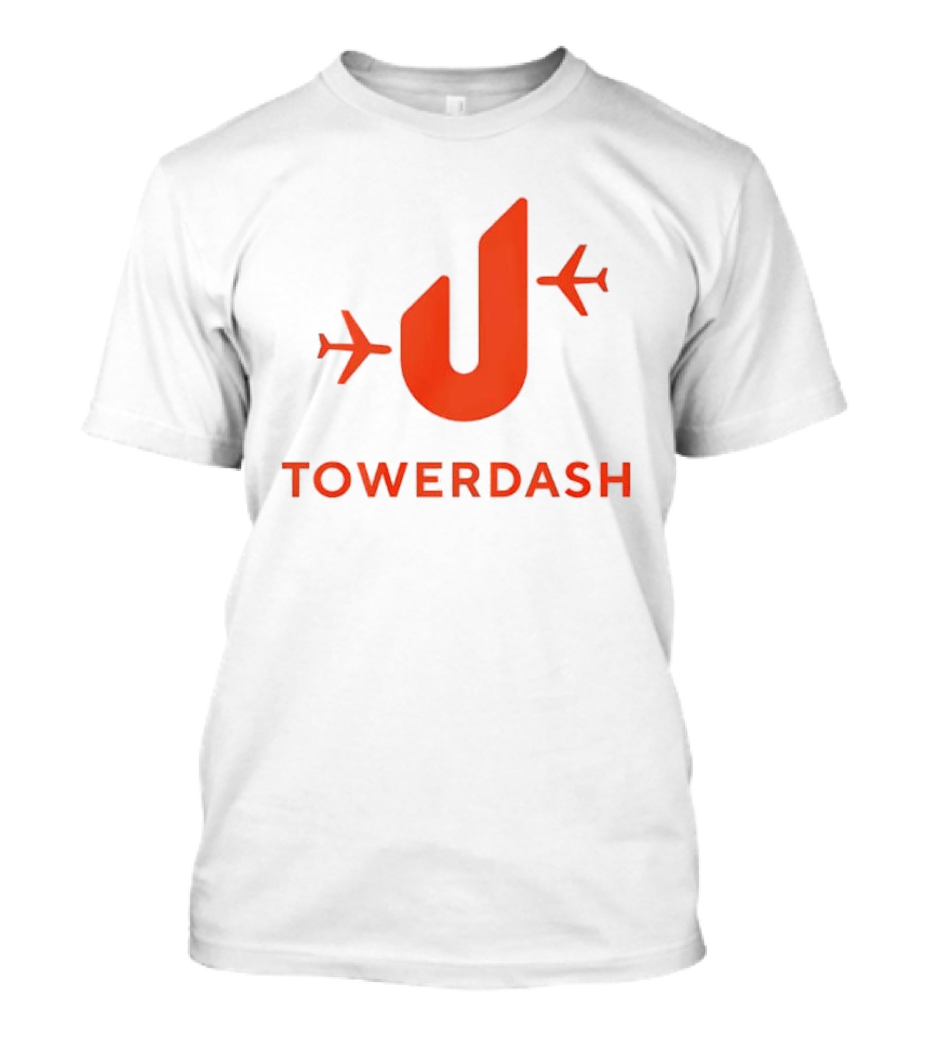 TOWER DASH Airplanes Iconic Red U Shape T-Shirt