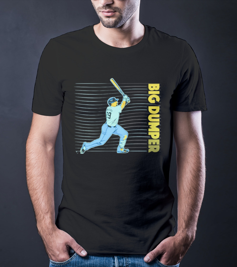 Seattle Mariners Cal Raleigh 29 Big Dumper Neon Nights T-Shirt